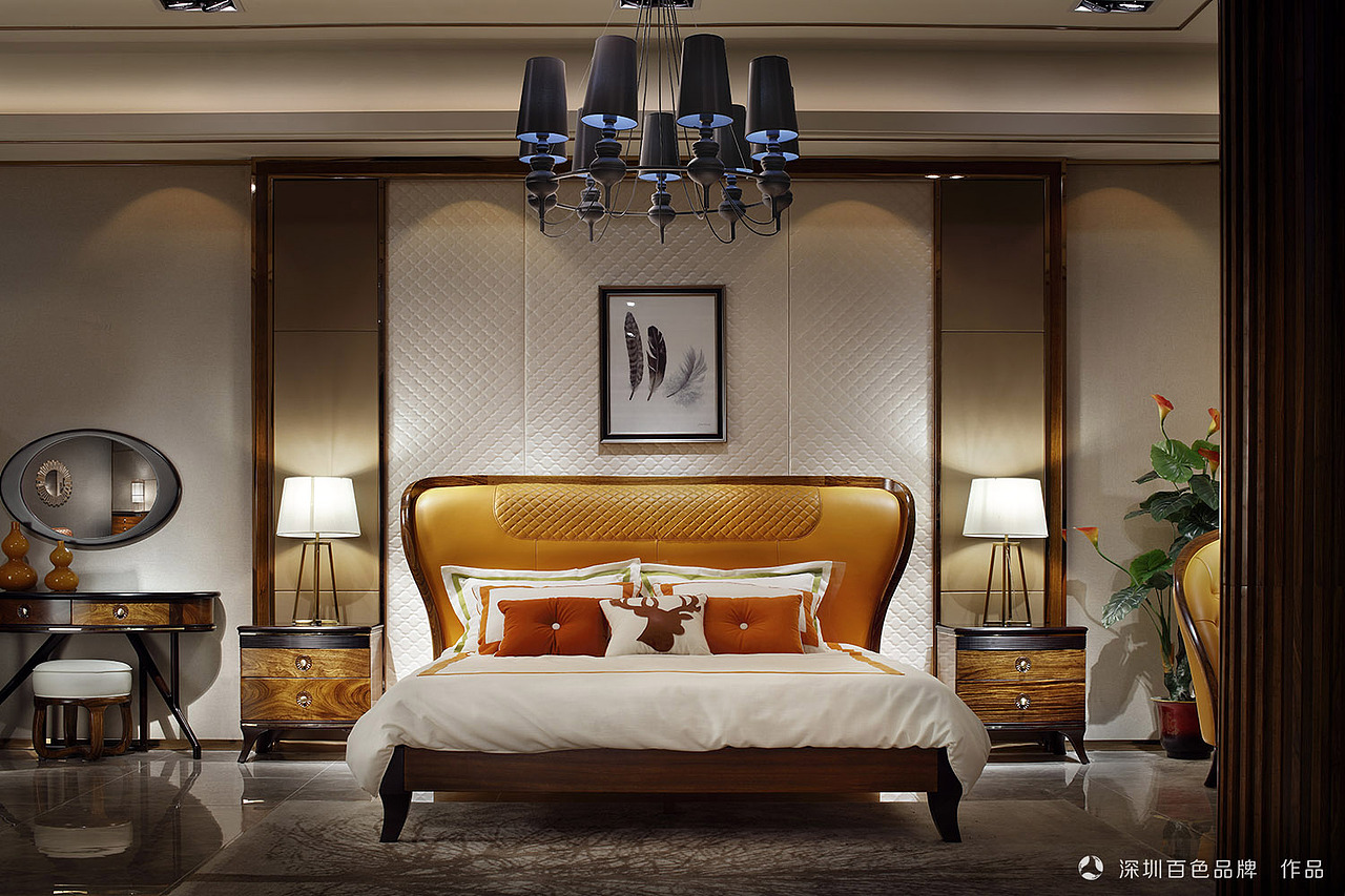 乌金木北欧家具摄影豪森沙发床椅子桌子柜子