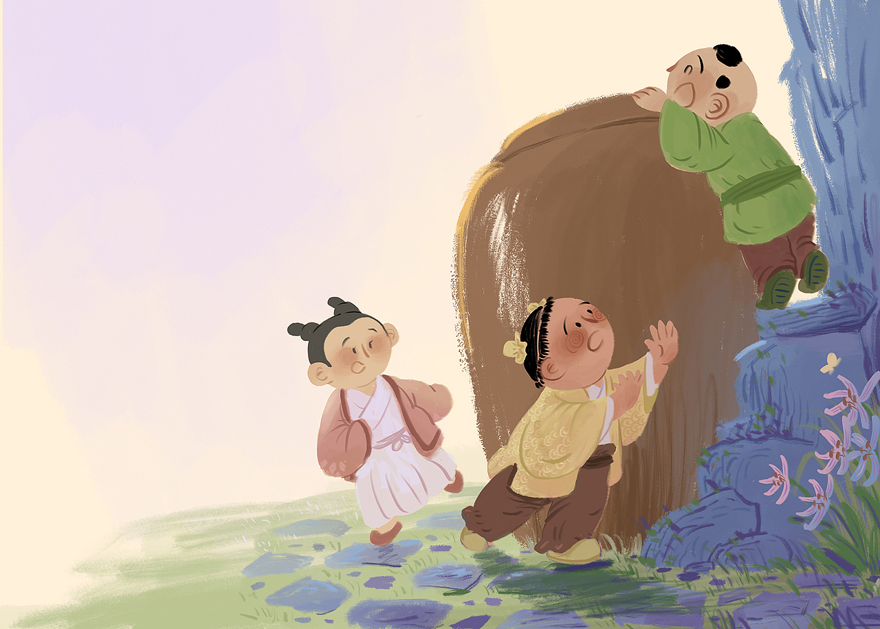 《中国好故事》英文分级绘本（图ZMjc4ODM5MzQ4） - 绘本 - 站酷设计师无牙牙tooth原创素材 - 站酷ZCOOL