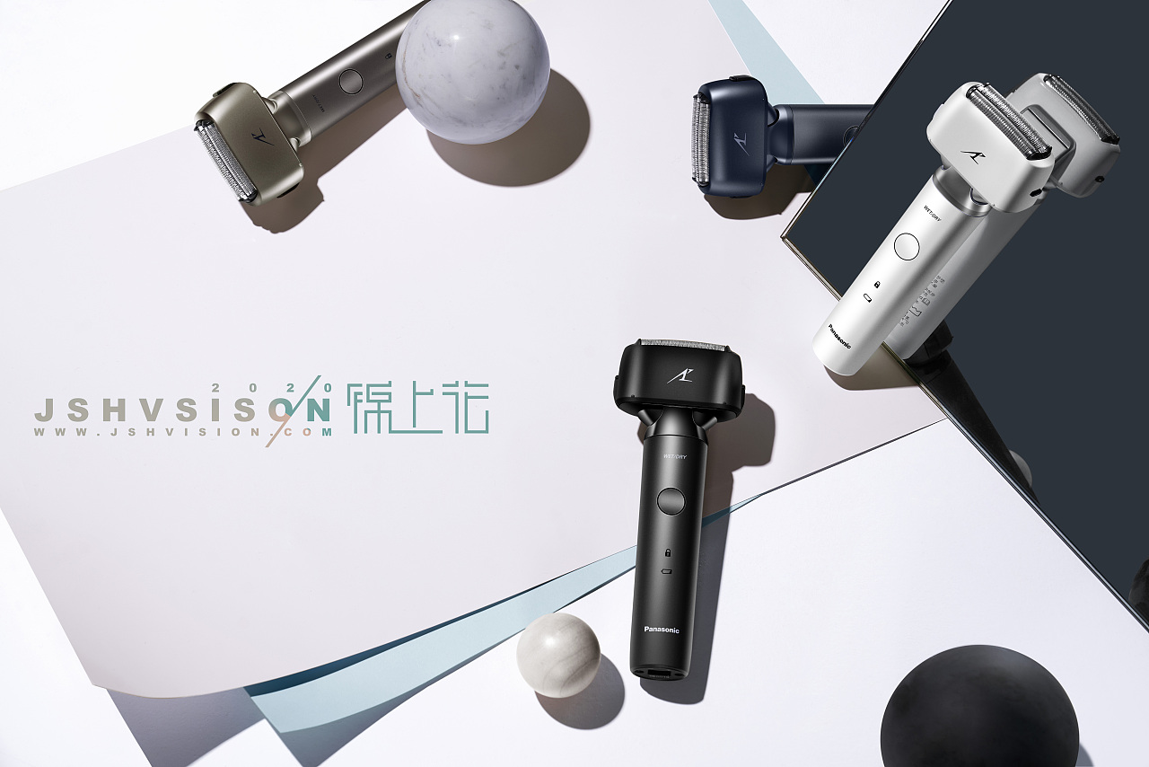 松下 “小锤子”剃须刀 LM31 海报拍摄（图ZMjA3NTIxMDg0） - 人像摄影 - 站酷设计师锦上花视觉原创素材 - 站酷ZCOOL