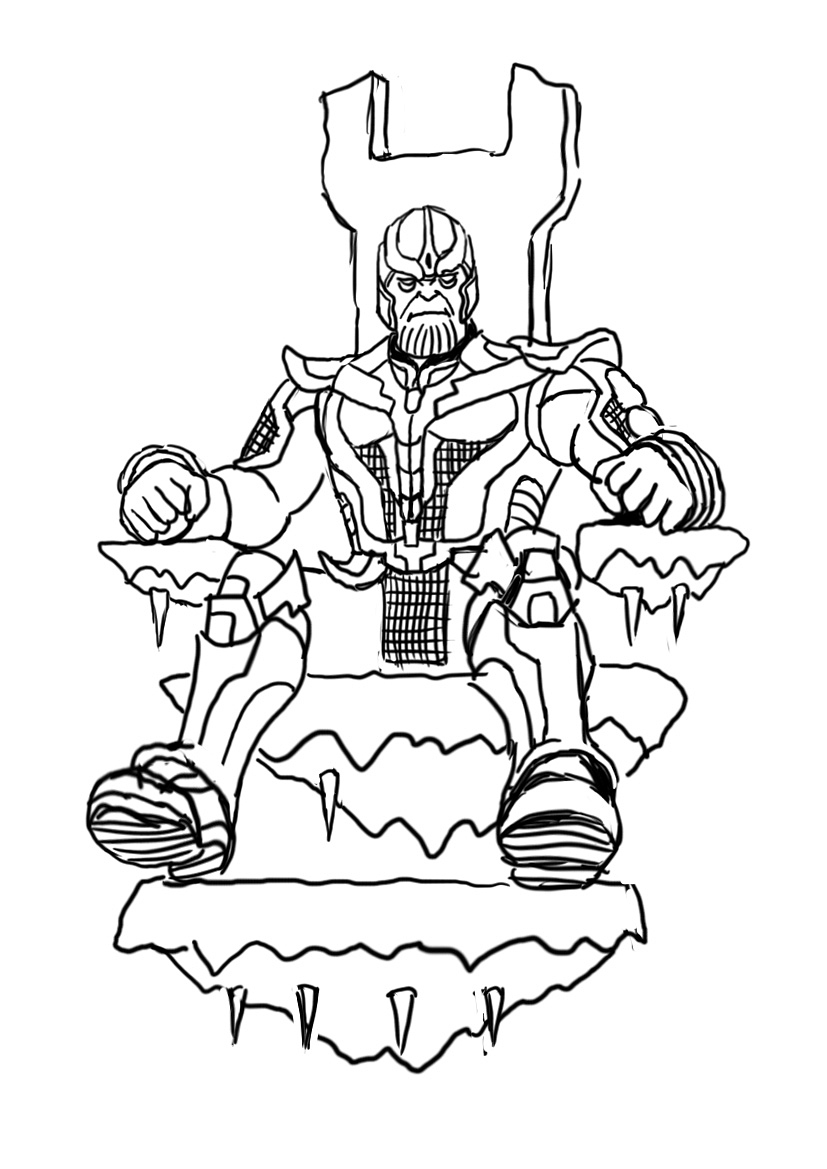 灭霸萨诺斯（图ZMTE1ODYxODIw） - 创作习作 - 站酷设计师史密森船长原创素材 - 站酷ZCOOL