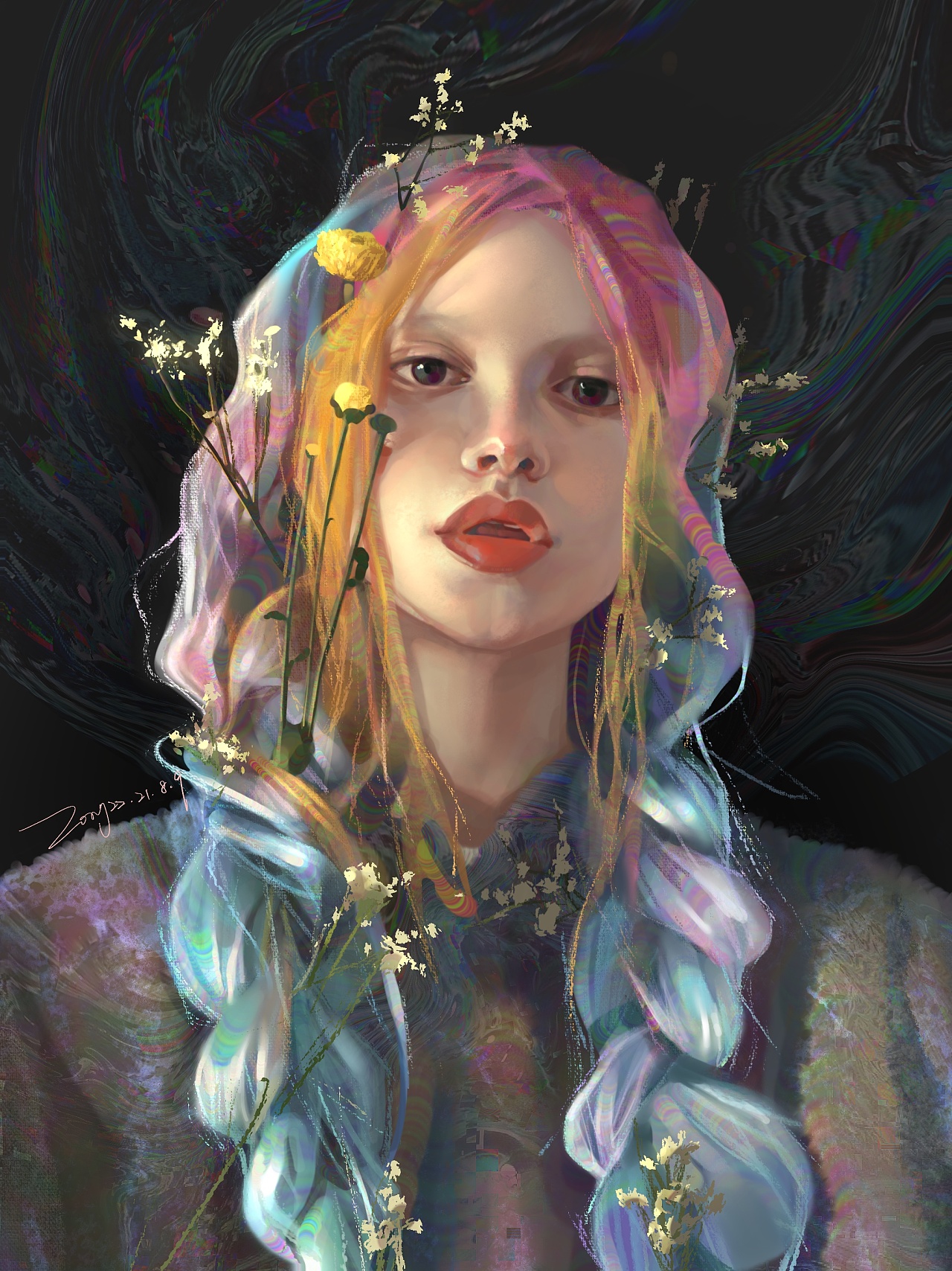 人物厚涂插画练习