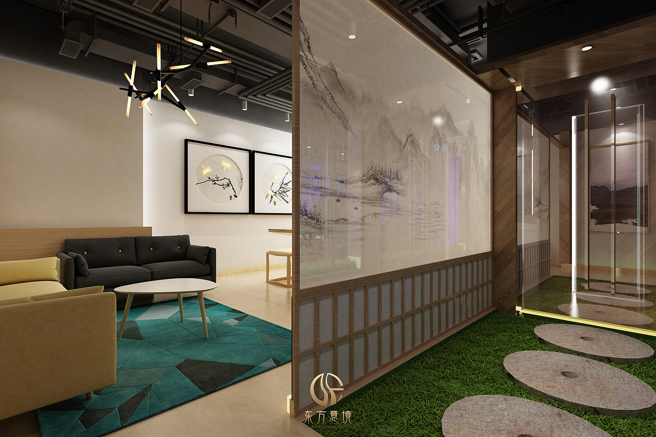 《东方意境效果表现设计》健身房案例欣赏