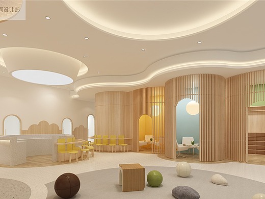 少儿手工制作工坊设计|少儿沙画室设计