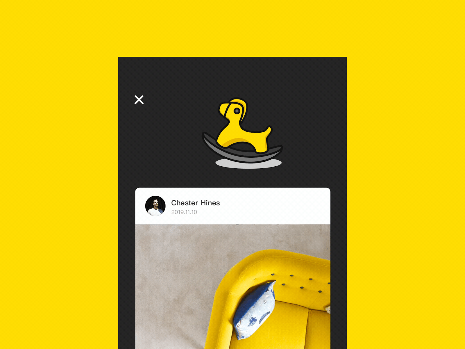 躺平的，交互动效。