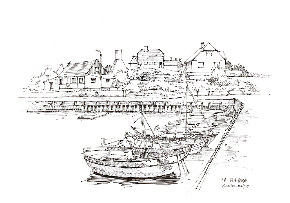 手绘欧洲最美小镇