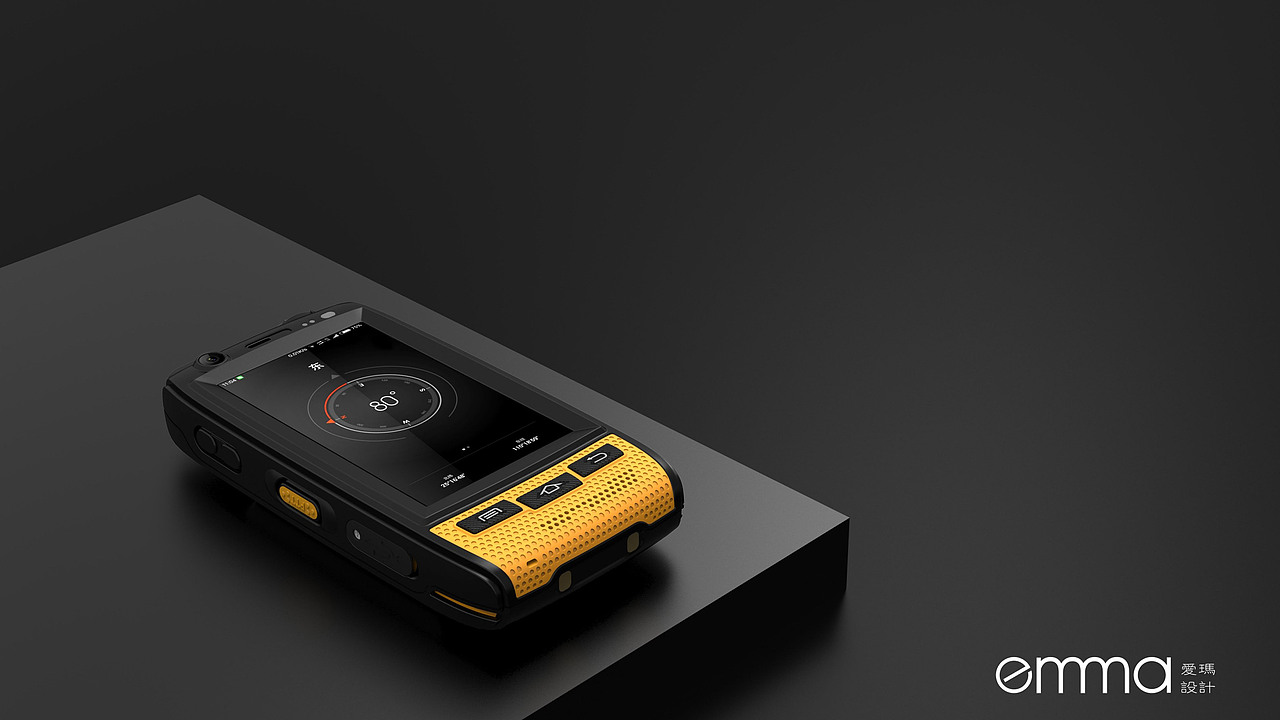 三防手持对讲机设计|工业/产品|电子产品|深圳爱玛产品设计_原创作品