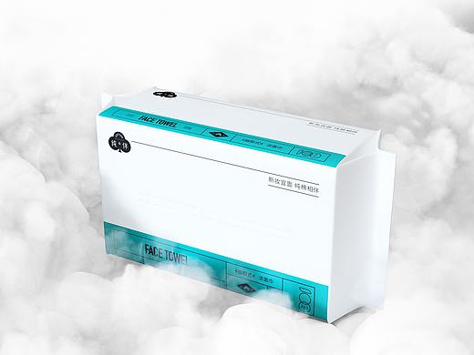 洗脸巾电商产品动态展示 C4D动画 OC渲染 by一点笔墨
