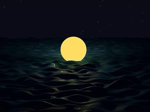 C4D  月亮
