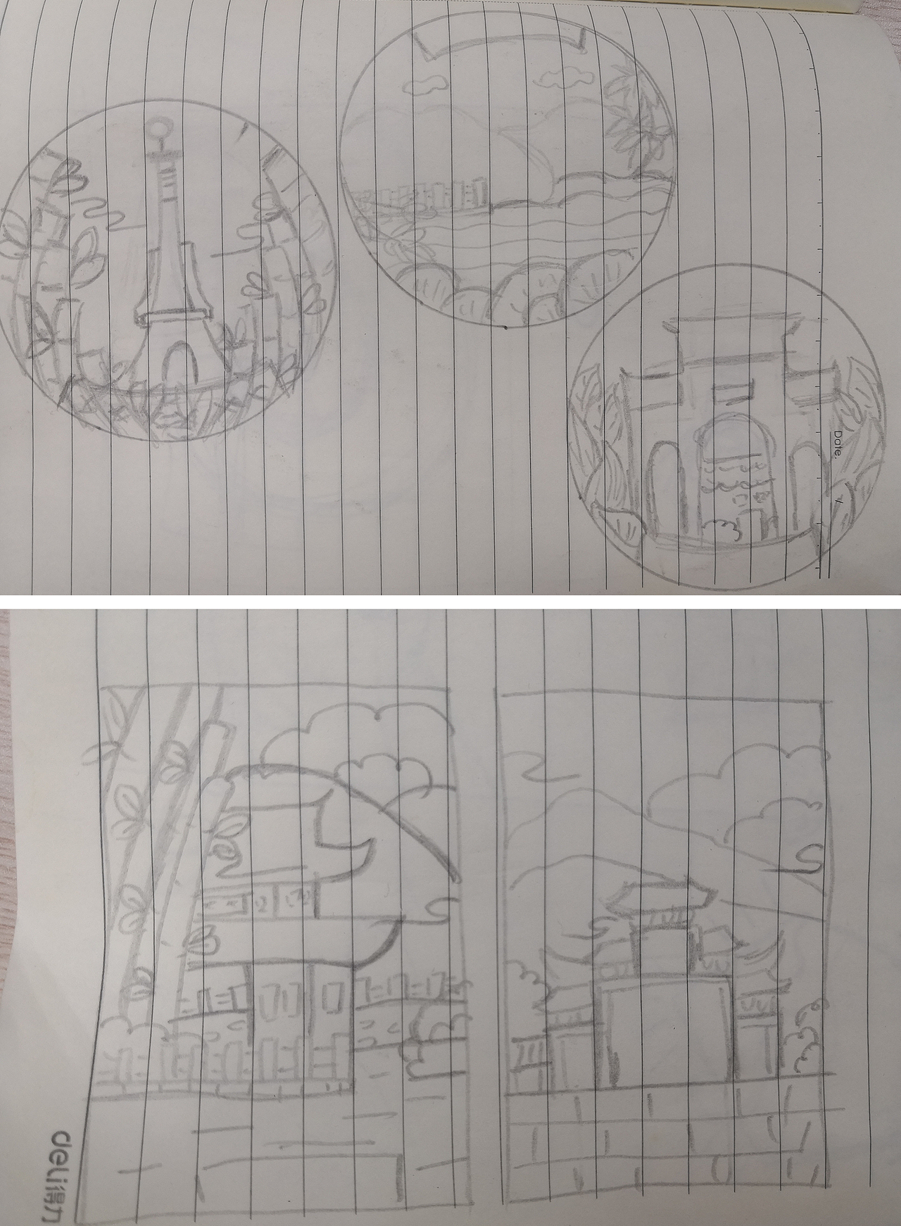 水井盖美化-景点篇（图ZMjU2NjQzOTU2） - 图案 - 站酷设计师司珈原创素材 - 站酷ZCOOL