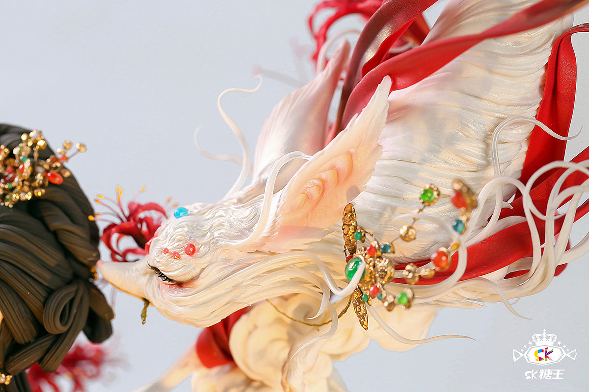 西式翻糖蛋糕工艺复原中国国风神话人物《九尾狐》