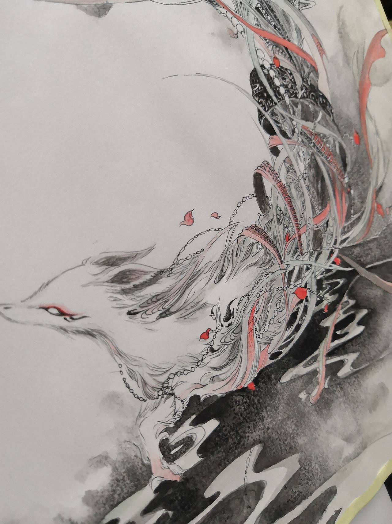 《洛煌笈》 狐 临摹