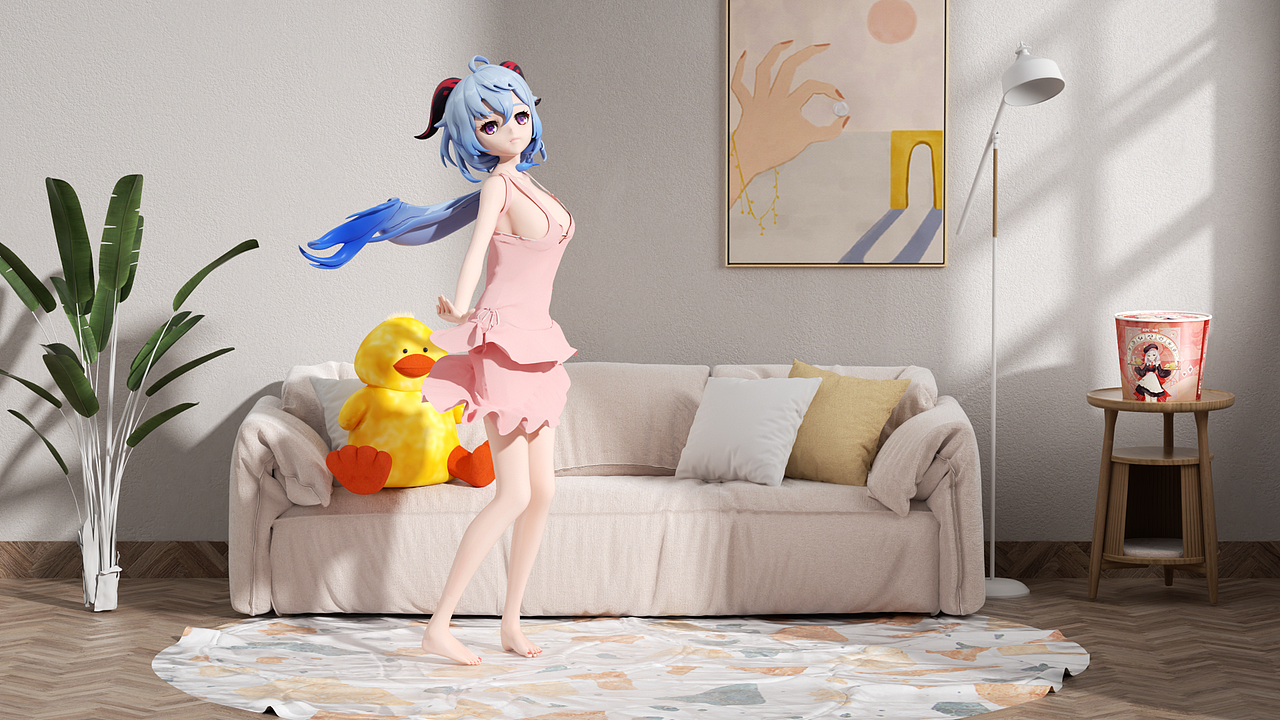 MMD+OC渲染（图ZMjQ5MDU1MTYw） - 动画/影视 - 站酷设计师JQ探索原创素材 - 站酷ZCOOL