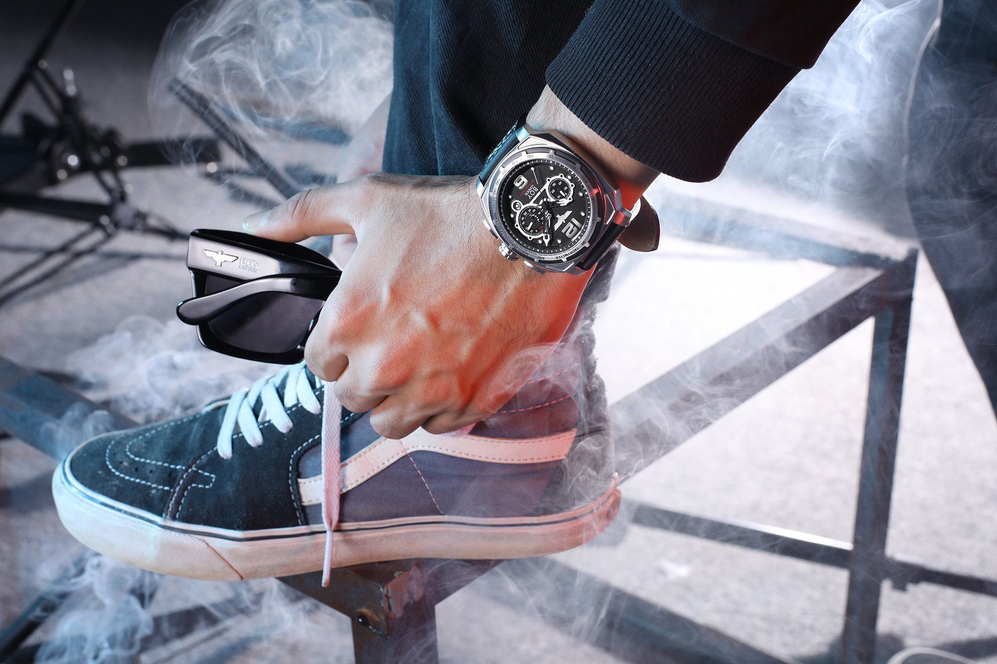 手表潮牌拍摄 模特拍摄