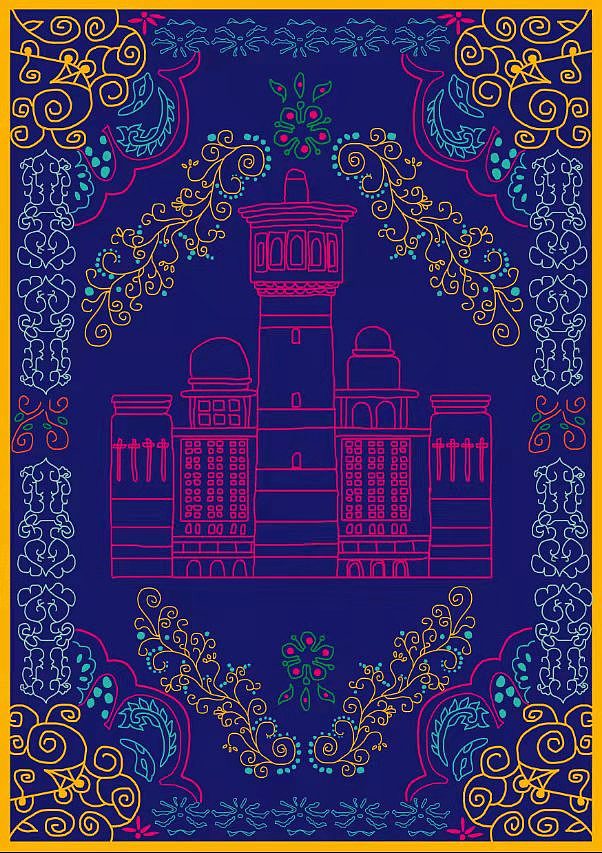 新疆大巴扎文创部分设计（图ZMjk3MDI3NzE2） - 图案 - 站酷设计师大白Yo623原创素材 - 站酷ZCOOL