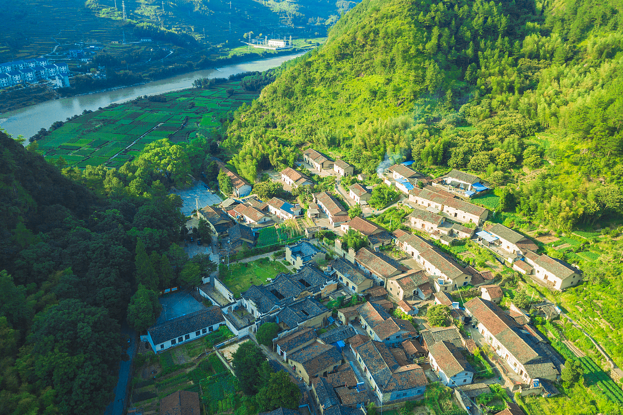 浙江遂昌梯田航拍风光摄影