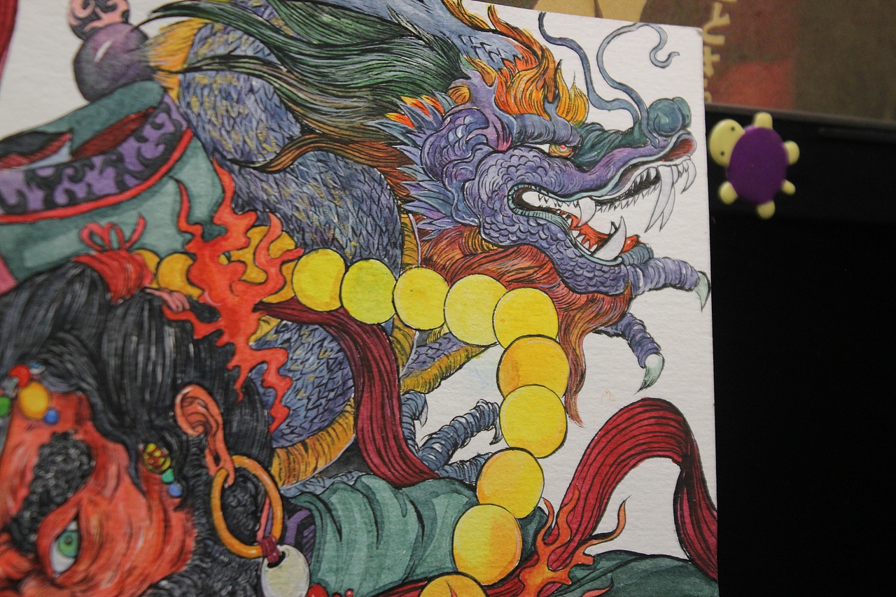 形骨奇特，胡貌梵相，这个降龙罗汉有点酷（图ZOTc4MDUwMjA=） - 创作习作 - 站酷设计师咕吃和YOUYOU原创素材 - 站酷ZCOOL