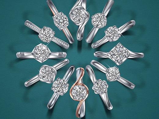 《品元珠宝》八唯一钻戒摄影设计