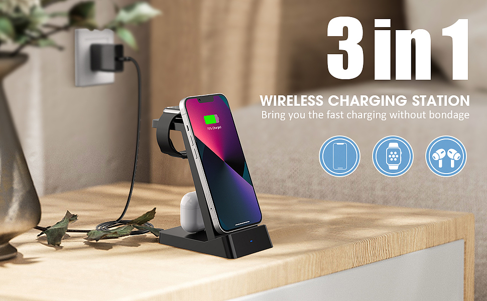 无线充电器 亚马逊主图/A+ (2021-2022年度作品 ）（图ZMjk4MDcxOTgw） - 电商 - 站酷设计师Bonjour航原创素材 - 站酷ZCOOL