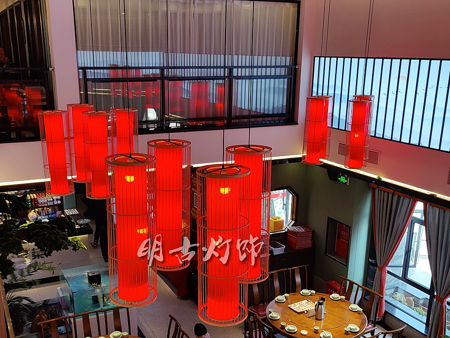 新中式川菜酒楼吊灯定制（图ZMjkwMjk0NDY4） - 商业空间设计 - 站酷设计师明古灯饰定制图库原创素材 - 站酷ZCOOL