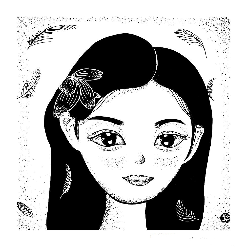 格格（图ZMTk4ODM3ODM2） - 艺术插画 - 站酷设计师紫忆小慢原创素材 - 站酷ZCOOL