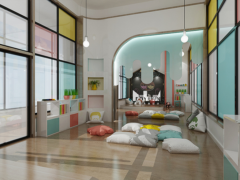 据说这样设计幼儿园很炸街|早教中心设计