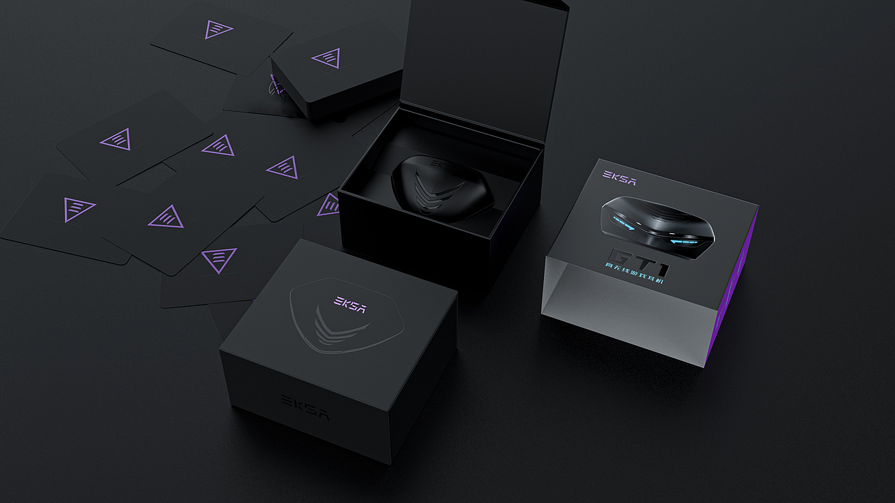 TWS 游戏耳机 包装设计