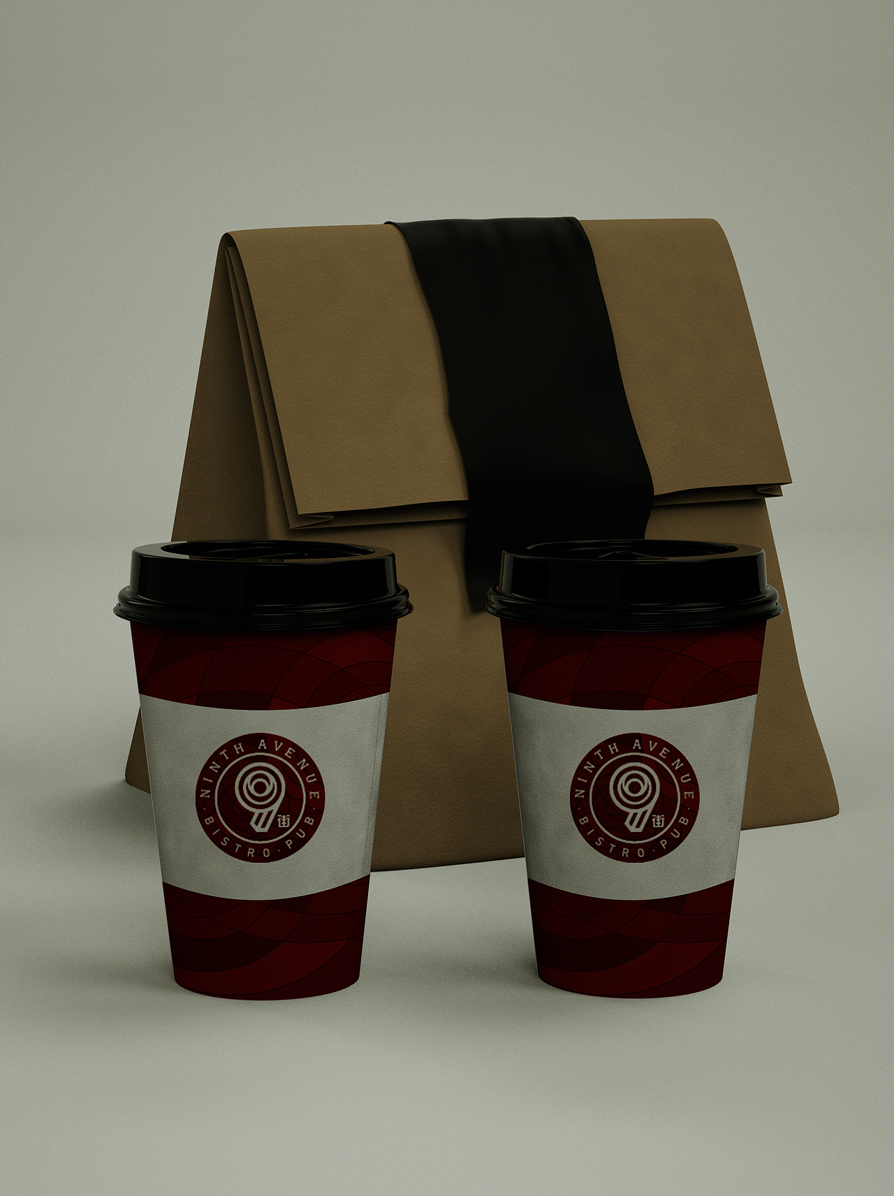 【包装】咖啡杯/冰美/热美