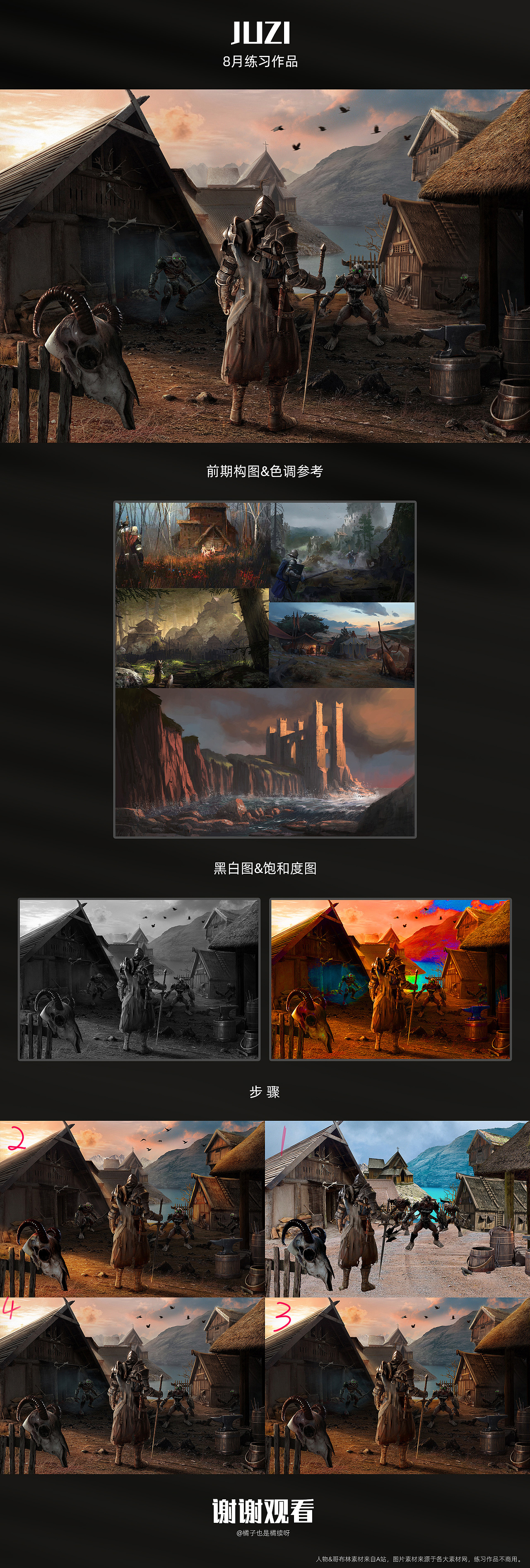 合成海报练习-迟到的骑士.平面设计（图ZMjM2MzgwNTQ0） - 海报 - 站酷设计师綺麗原创素材 - 站酷ZCOOL