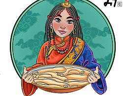 食品插畫 小卓瑪