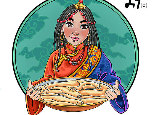 食品插畫 小卓瑪（個人主頁-ZNTU4ODU2NTI=） - 新銳潮流插畫 - 站酷設計師晉米原創(chuàng)素材 - 站酷ZCOOL