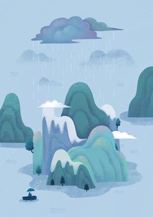 微憩节气茶（图ZMTA0MzczMzAw） - 艺术插画 - 站酷设计师鹅二岁原创素材 - 站酷ZCOOL