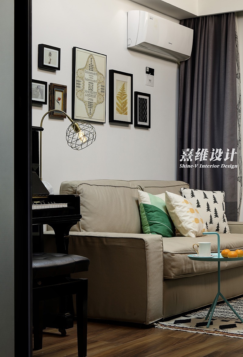 熹维设计丨原创实景 《秋至·茶起》（图ZNjc1OTg0MDg=） - 家装设计 - 站酷设计师熹维设计原创素材 - 站酷ZCOOL