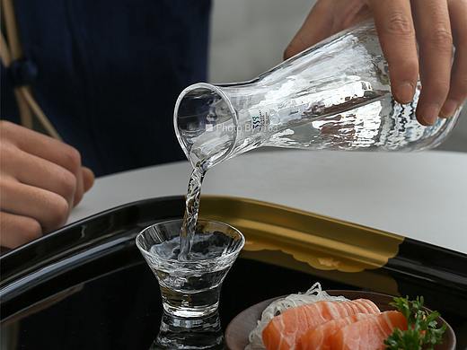 分酒器/清酒分酒器/酒壶/锤纹玻璃/日本清酒分酒