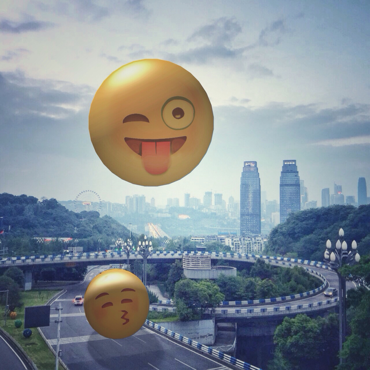 城市表情包:emoji in chongqing