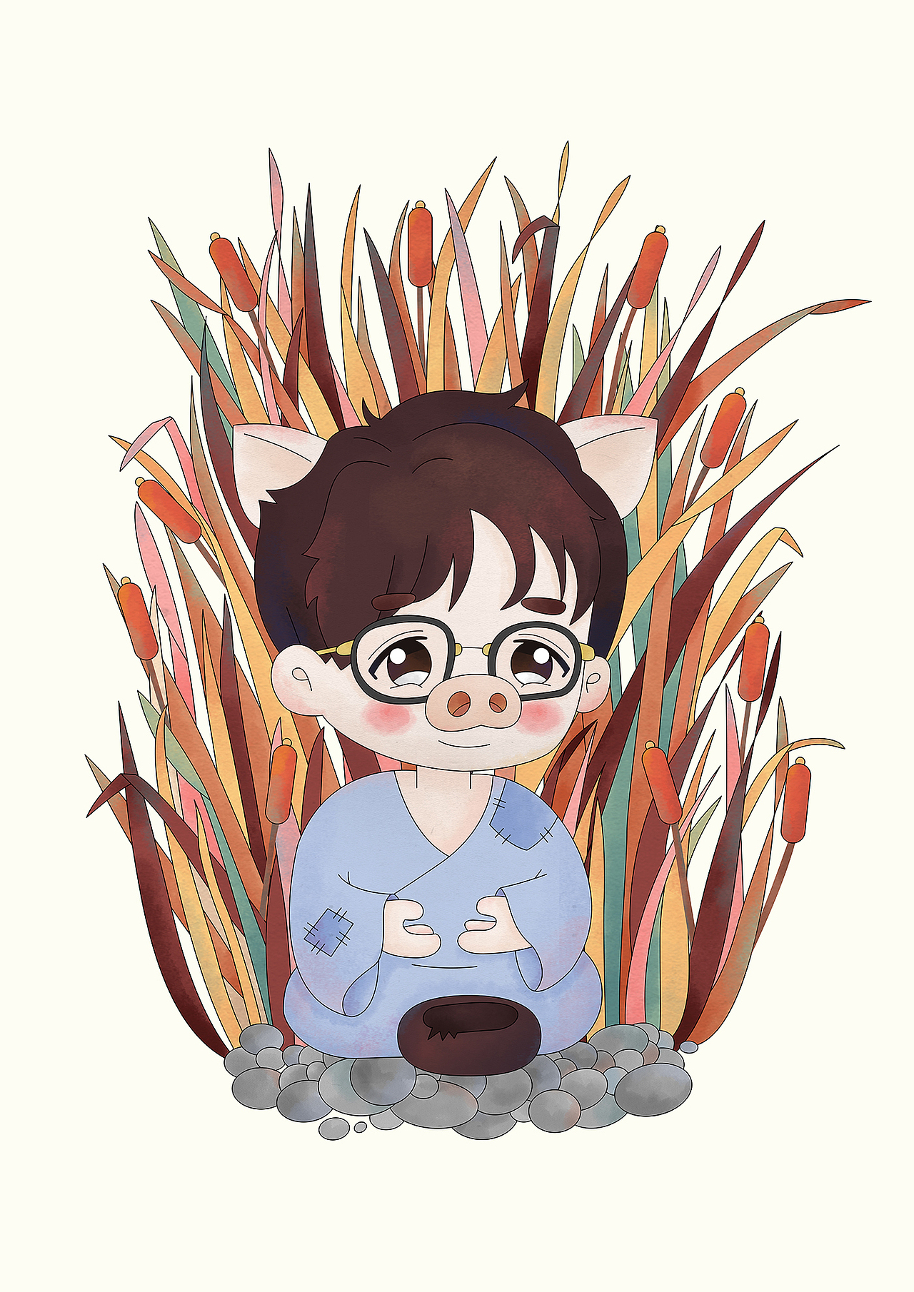 《岁月静好梦悠然》台历 猪小鹏