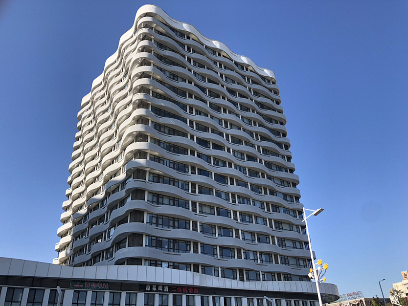 不同角度的楼房