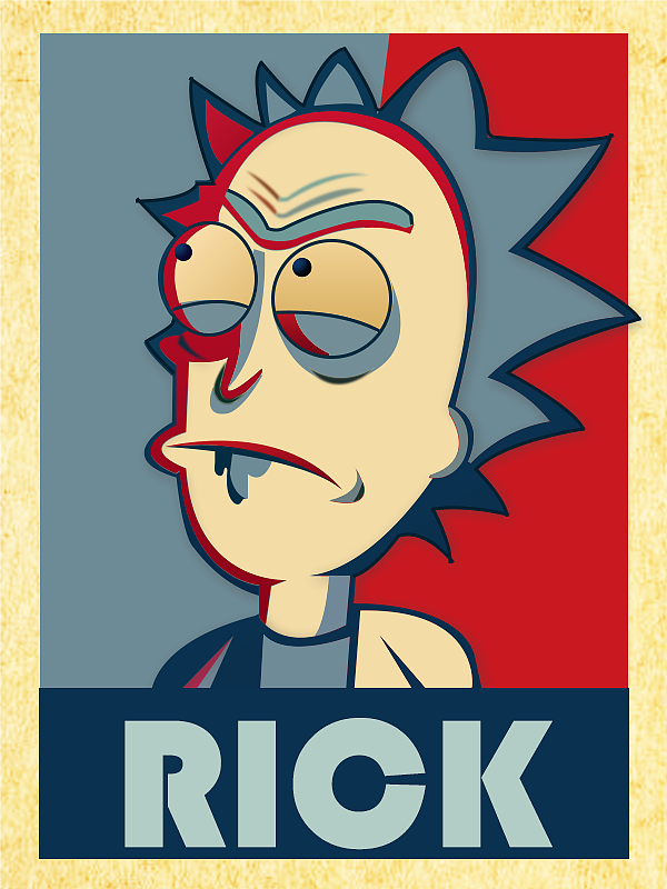 瑞克和莫迪的海报上海|平面设计师老板豚骨拉面13189044年前