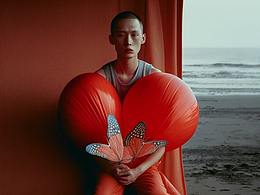 红色海蝶