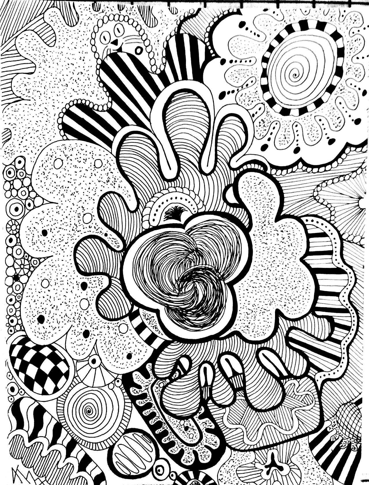 黑白画|纯艺术|绘画|音十为章_原创作品-站酷zcool