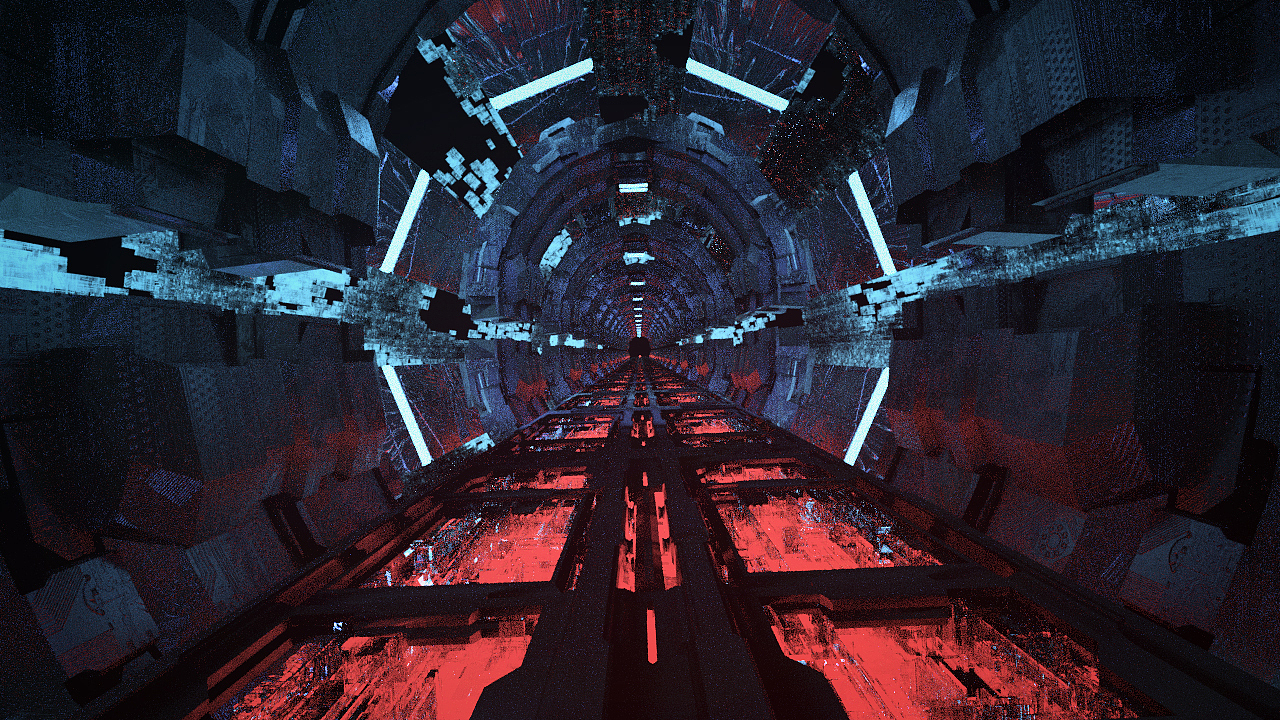 科幻隧道-风格图