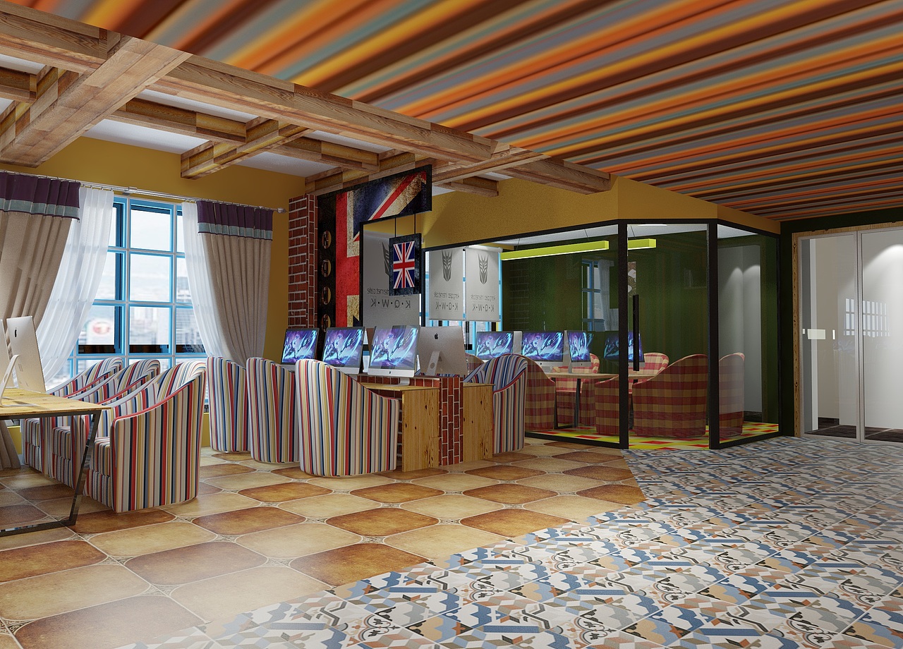 康桥网吧（图ZNTMxNTc5Mjg=） - 建筑/空间 - 站酷设计师KELP先生原创素材 - 站酷ZCOOL