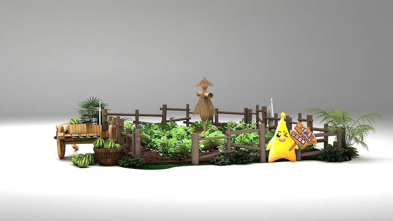 瓜田趣事（图ZMjI0MzM0MjM2） - 场景 - 站酷设计师coorell原创素材 - 站酷ZCOOL