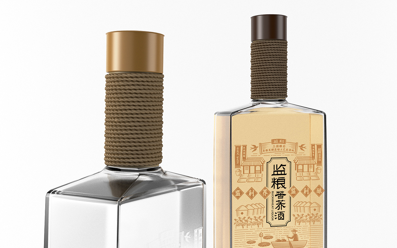 监利粮酒风物装包装设计