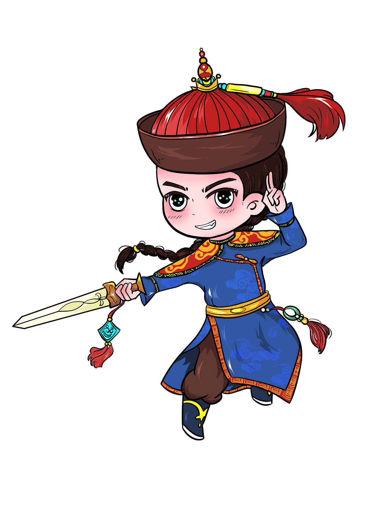 满族传统习俗插画|插画|创作习作|z67961051 - 原创作品 - 站酷