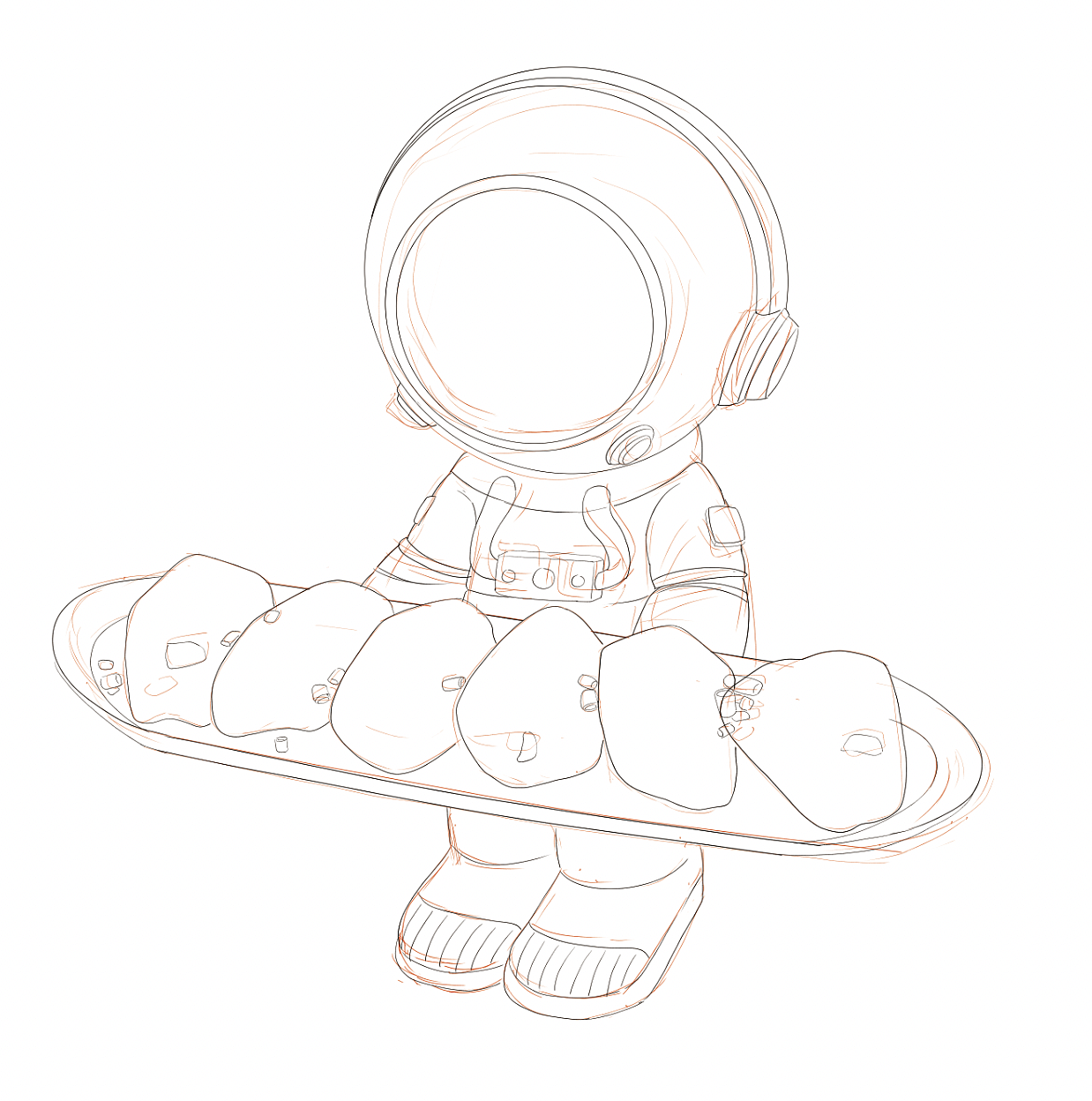 烤鸡翅（图ZMzE4MTY5ODky） - 商业插画 - 站酷设计师从心漫生活原创素材 - 站酷ZCOOL