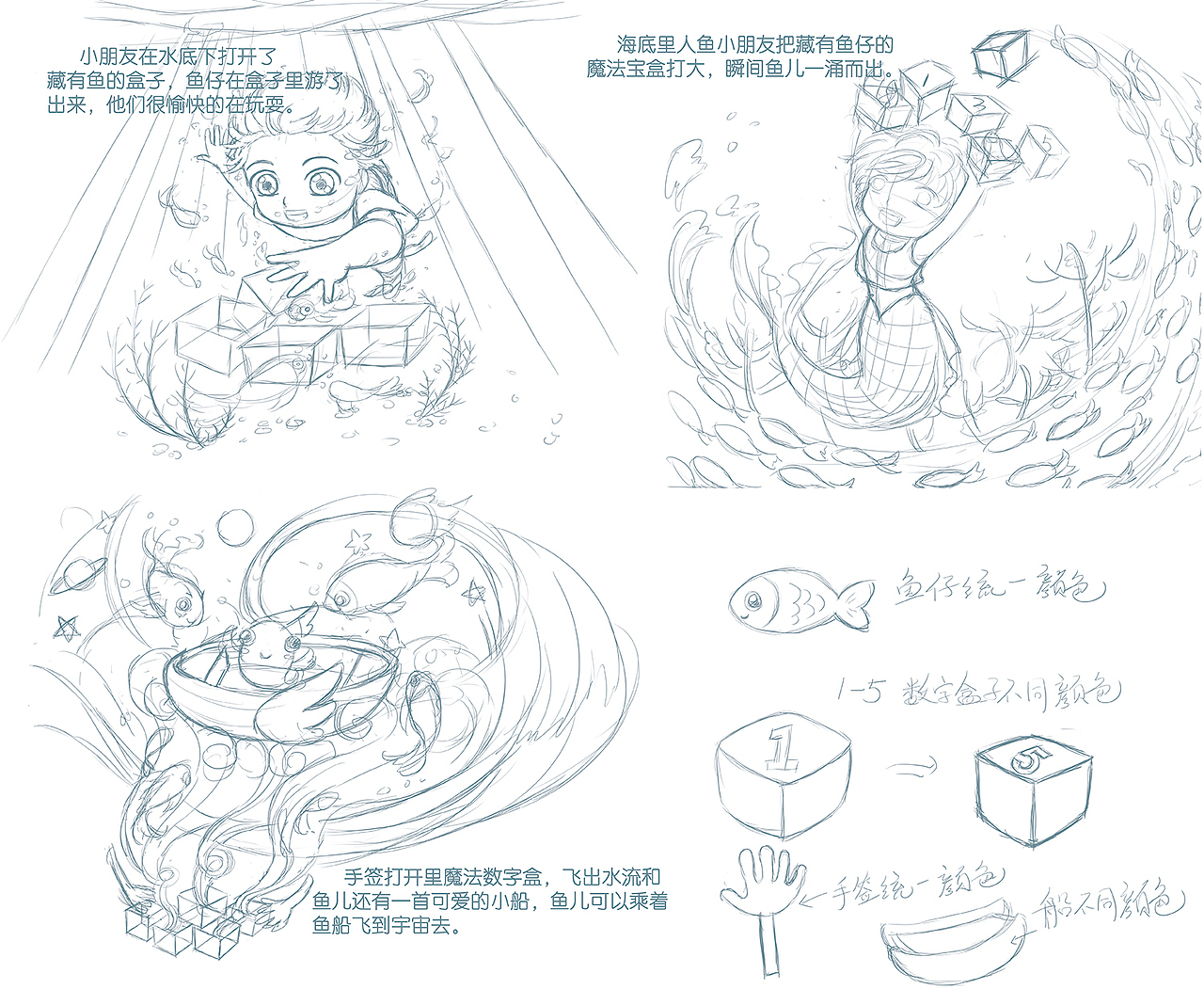 渔乐指尖（图ZMjg2MjkwMzA4） - 商业插画 - 站酷设计师雨唯原创素材 - 站酷ZCOOL