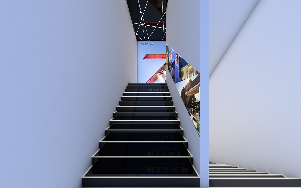 地产看房通道-3d渲染