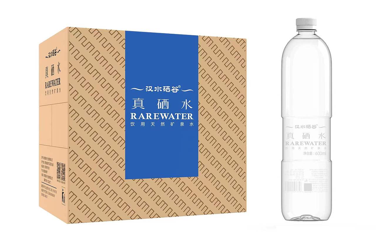 瓶型设计矿泉水瓶型效果图