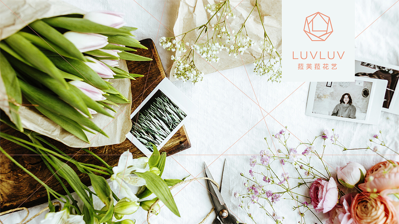 Flower art-LUVLUV LOGO设计（图ZMTEzMjI4MjQ0） - 品牌 - 站酷设计师RaBbit森原创素材 - 站酷ZCOOL