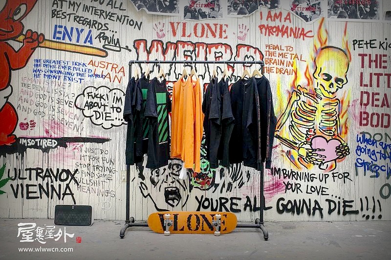 fatalism潮牌服饰背景墙